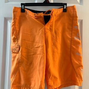 Salt Life Orange Men's Swim Board Shorts